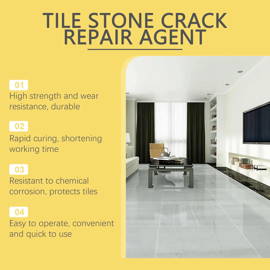 Multifunctional Tile Stone Crack Repair Kit Glaze Chips Cracks Adhesio Tub Paste Fix Universal Ceramic Repairing Super Sink Set Zpaxo