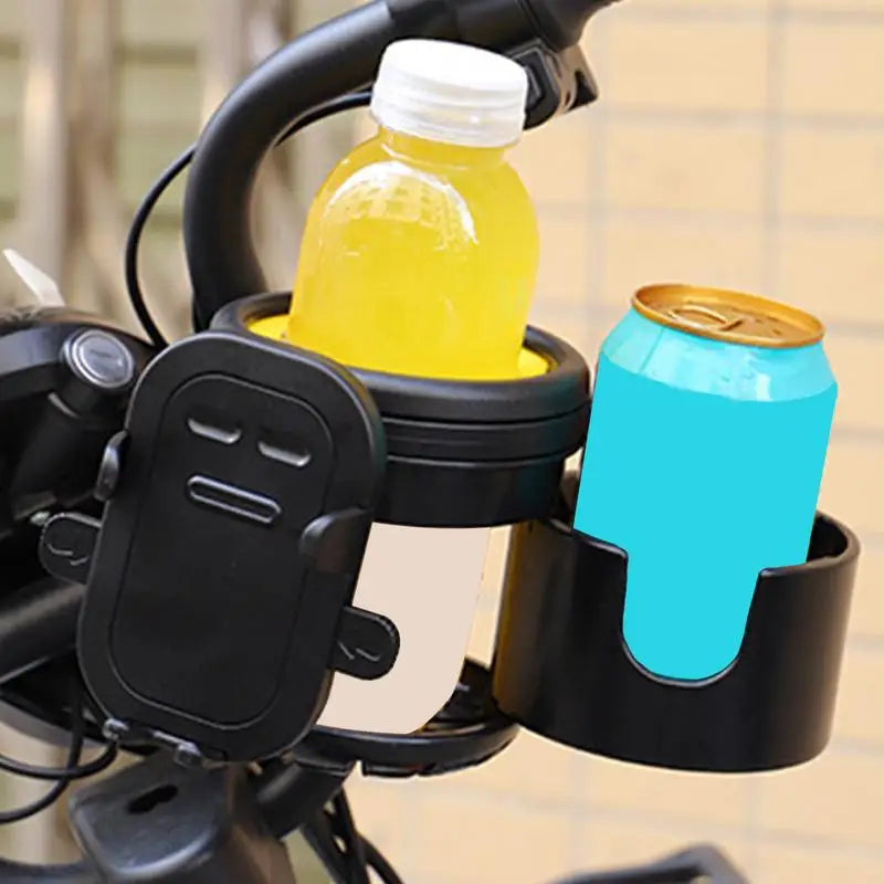 Cup Holder For Walker 360 Rotation Shockproof Bike Cup Holder Space-Saving Lightweight Stroller Accessories For Wheelchair Golf Zpaxo