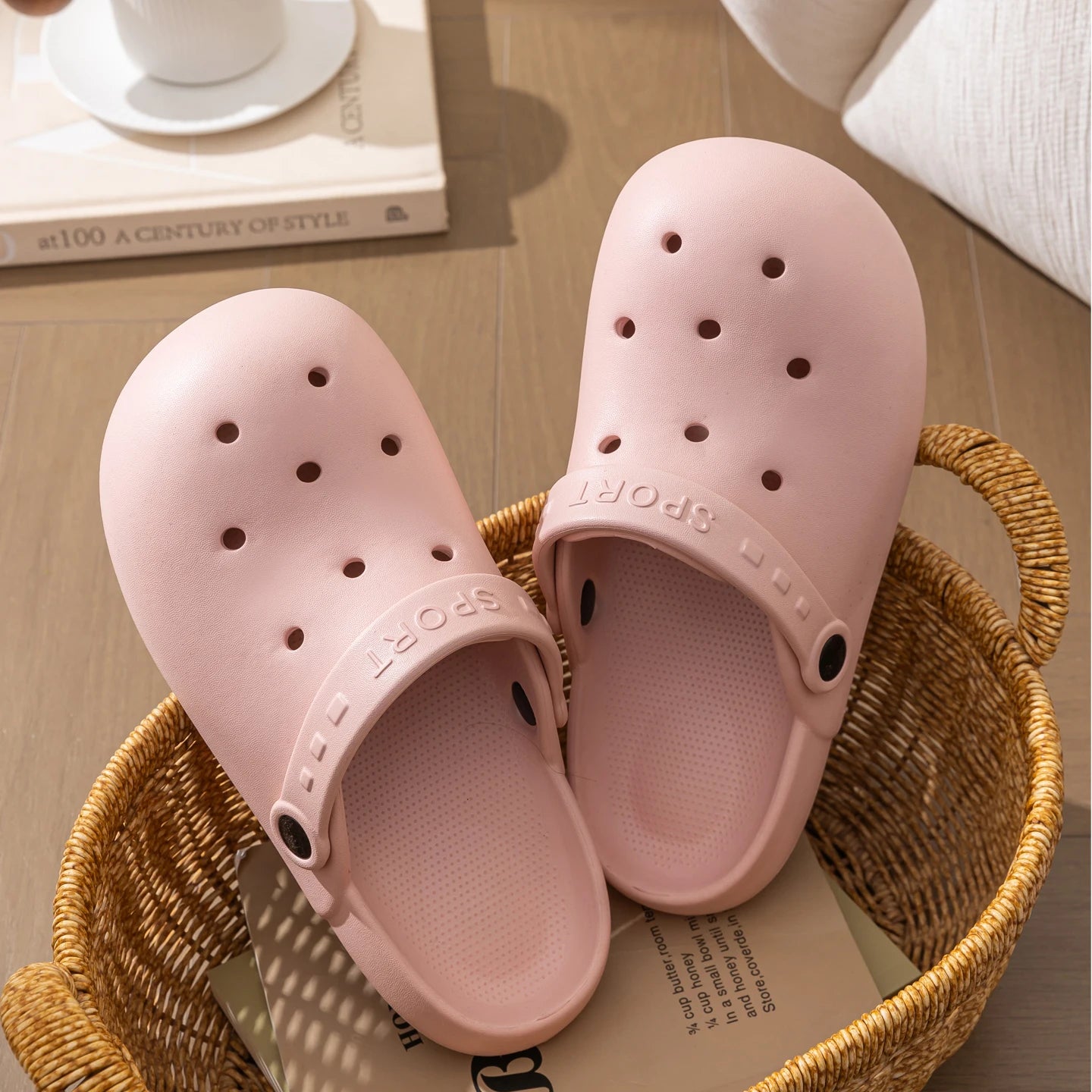 Women EVA Clogs Lightweight Non-slip Slip-on Sandals Strap Breathable