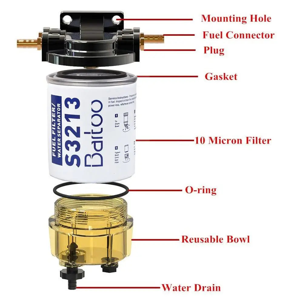 Cross-border Automotive Marine Fuel Filter Separating Water Separator Zpaxo
