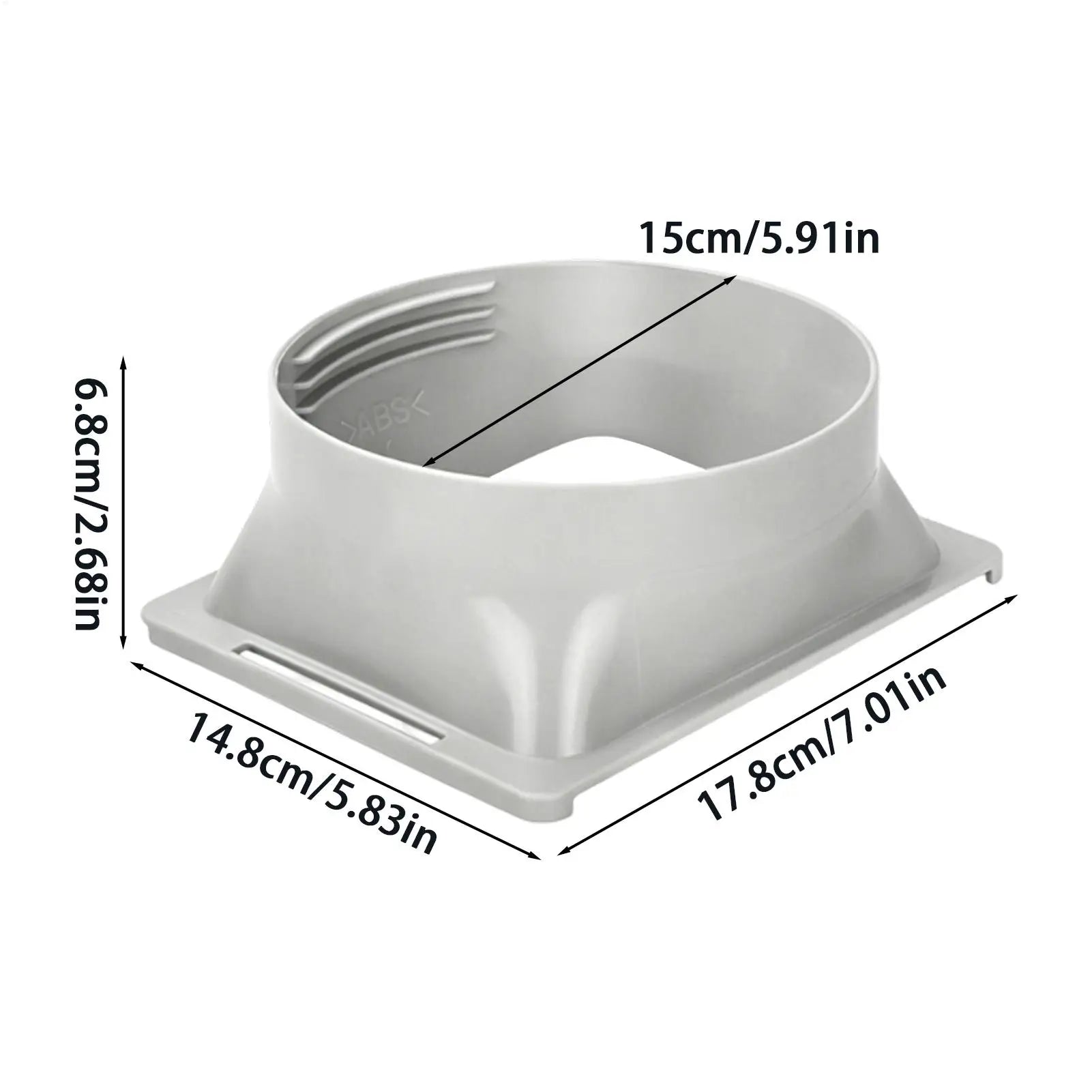 Portable AC Hose Connector 5 9-Inch Air Conditioner Coupler Adapter