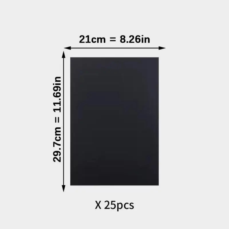652F Lasers Engraving Cardstock Sheets 25pcs Tear Resistant For Ornaments Crafts Zpaxo