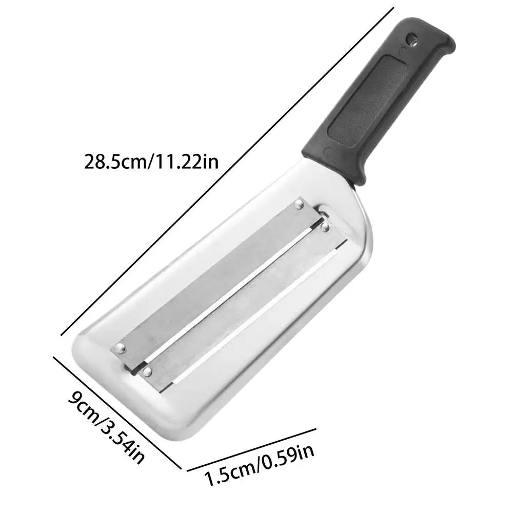 Stainless Steel Slicer Cabbage Double Grater Household Fruit Zpaxo Black