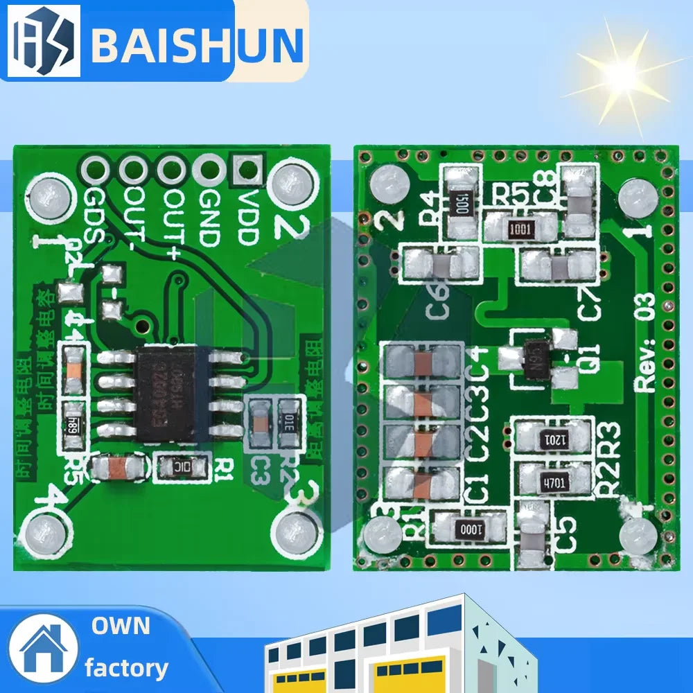 1pcs/5PCS/10PCS DC 6-40V 8-15M LV002 Radar Microwave Switch Sensors Module for arduino Zpaxo 10pcs