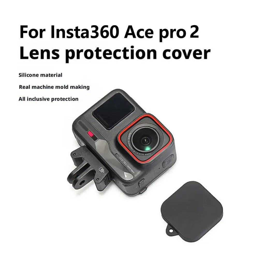 Silicone Lens Cap for Insta360 Ace Pro 2 & Ace Pro – Anti-Scratch Camera Lens Cap Zpaxo