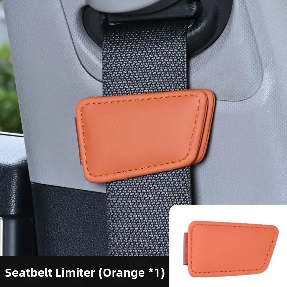 Magnetic Car Seat Belt Clip PU Avoid Noise Auto Seatbelt Buckle Zpaxo