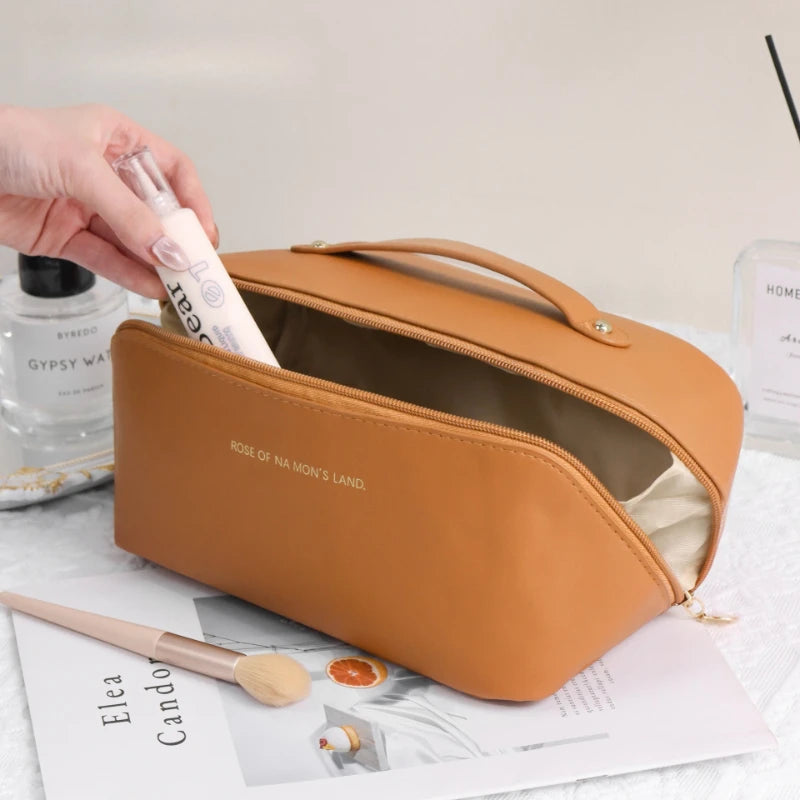 Makeup Organizer Female Toiletry Kit Bag Make Up Case Storage Pouch Luxury Lady Box, Cosmetic Bag, Organizer Bag for Travel Zip Zpaxo