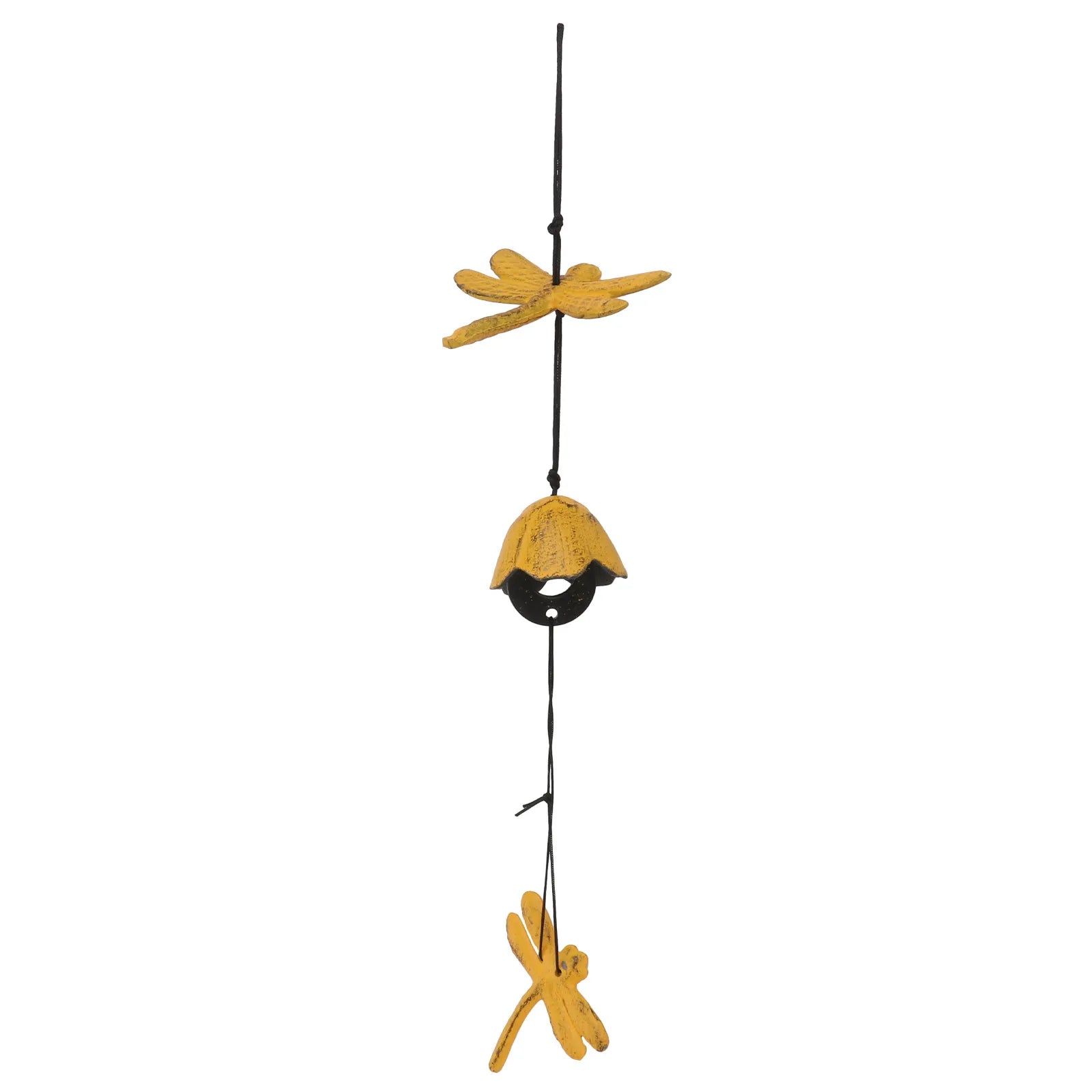 Dragonfly Wind Chime Iron Bell Pendant Rust Resistant Fade