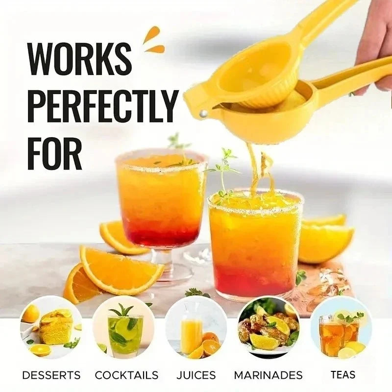 Manual Metal Lemon Lime Squeezer Stainless Steel Citrus Press Juicer