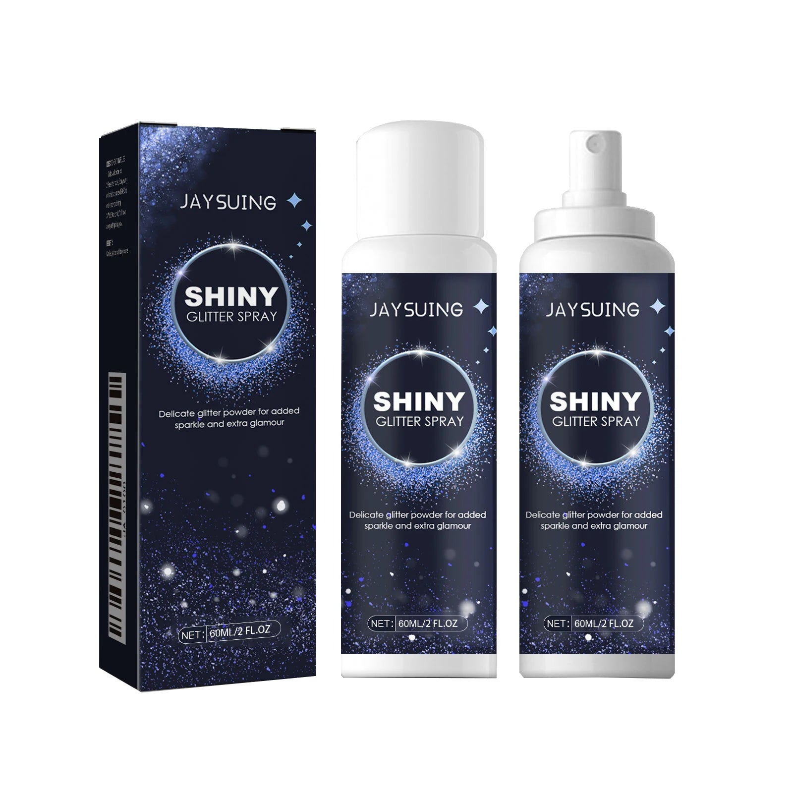 Diamond Body Glitter Highlighter Spray – Face, Hair & Skin Body Glitter Spray Zpaxo 60ml Boxed