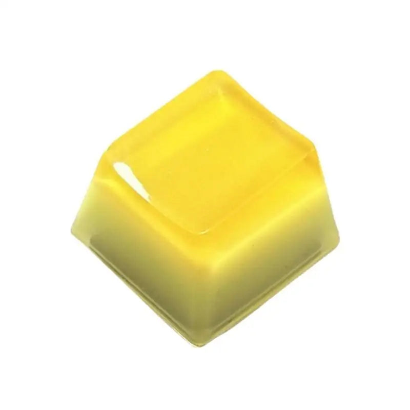 652F Translucent 3D Jelly Drop Glues Resin Puddings Backlit Keycap Mechanical Keyboards Zpaxo Yellow CN
