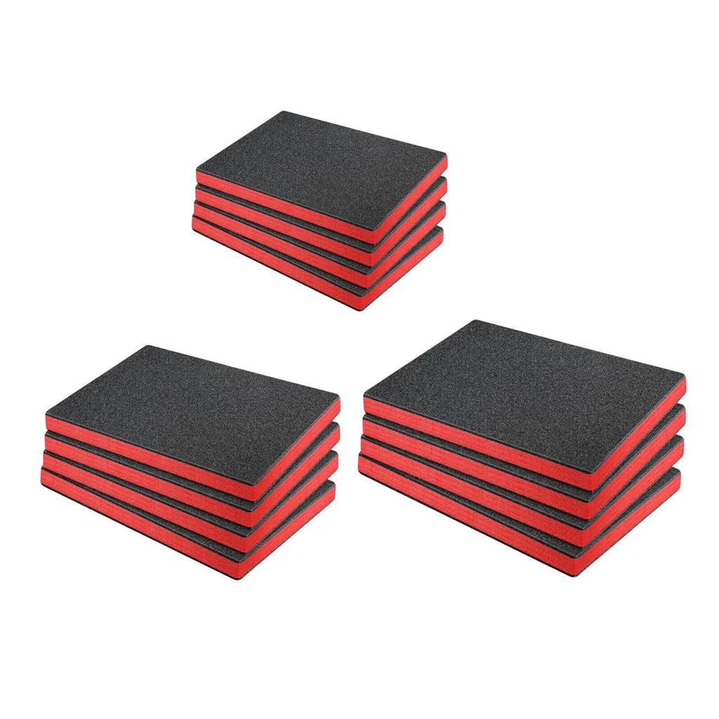 4x Craft Foam Inserts for Cases Reliable Protection Professional Liner Cuttable for Storage Organizer Crafts Padding Tool Box Zpaxo