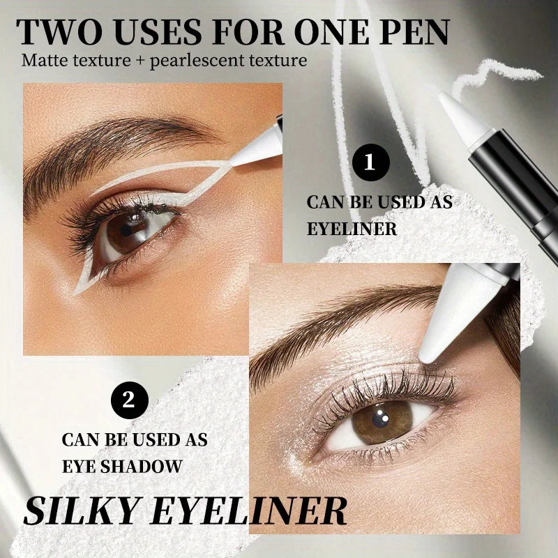 Waterproof long-lasting eyeliner cream matte pearlescent quick-drying eyeliner rich eyeliner eye makeup Zpaxo