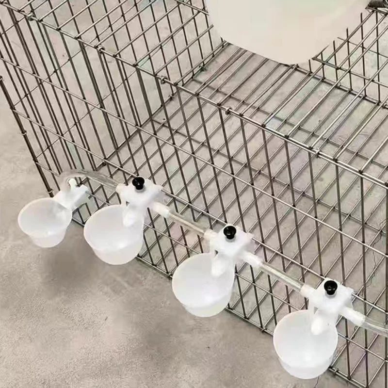 Rabbit Drinker Pipe 5m 10m 20m 30m Waterer Tap Nipple Chicken