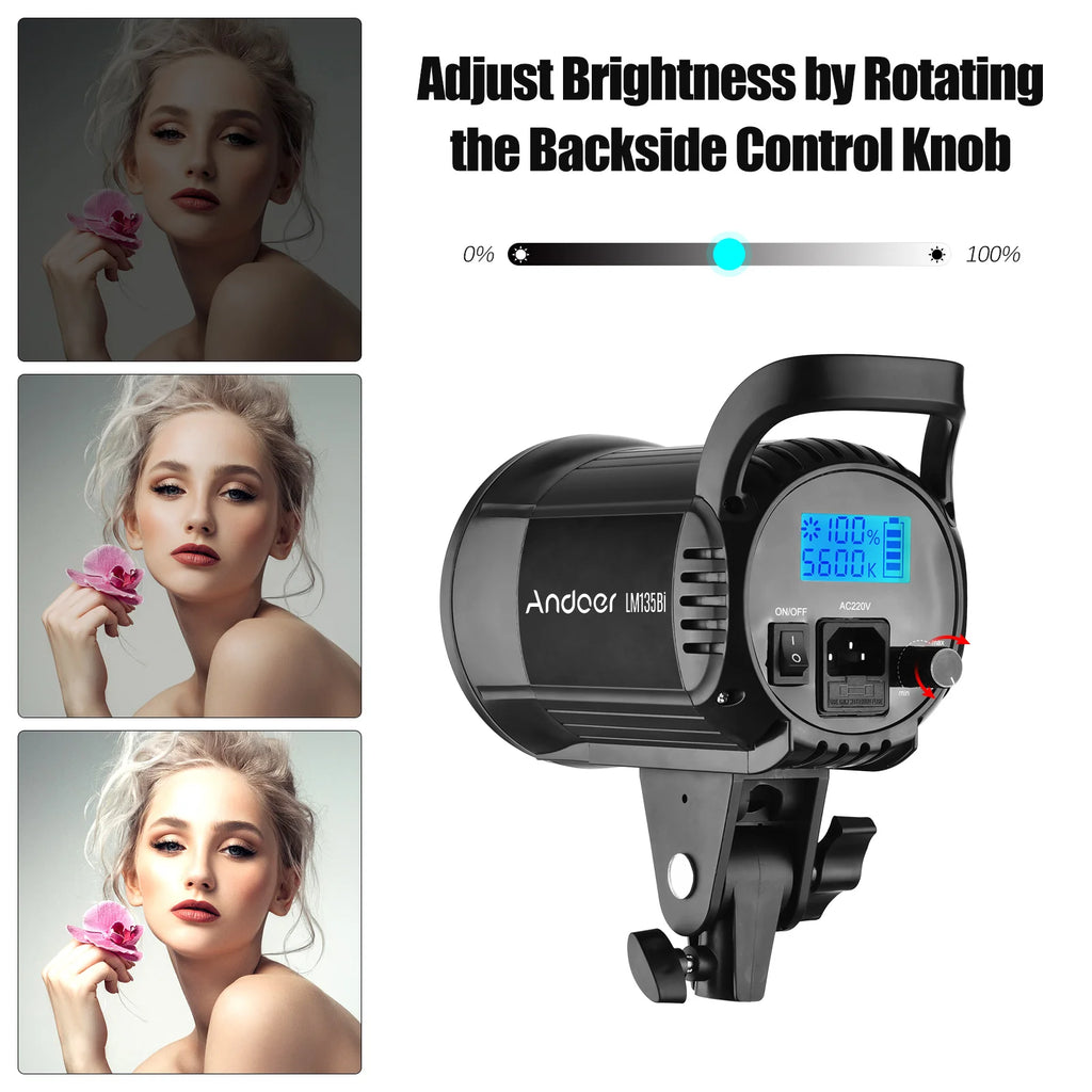 Portable LED Photography Fill Light 135W Studio Video 2800K 5600K
