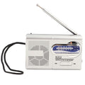Multifunction Mini Pocket Am FM BCR119 Radio Speaker Receiver