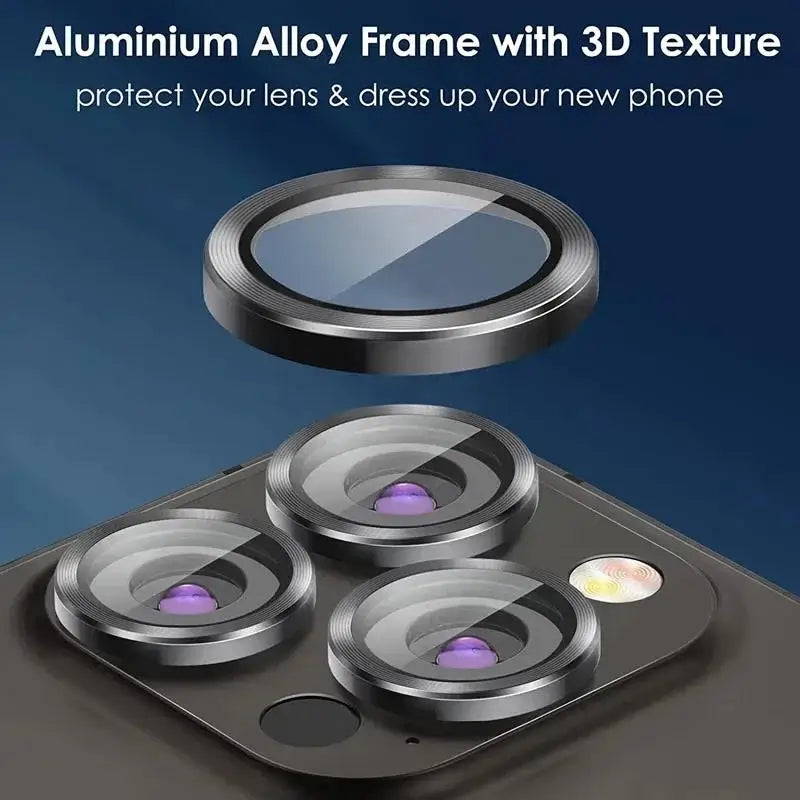Camera Lens Iphone 16 15 Max 14 13 Mini Protector Tempered Glass