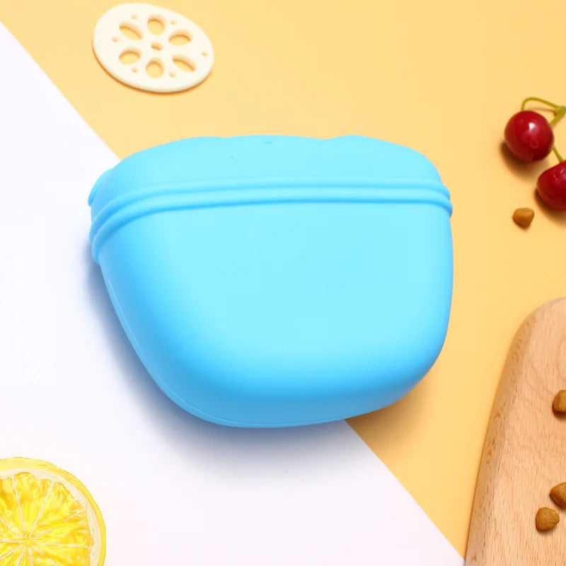 Dog Training Waist Bag Pet Portable Training Pouch Dog Snack Prizes Treat Bag Pet Treat Pouch Delicious Bag Dog Zpaxo Blue