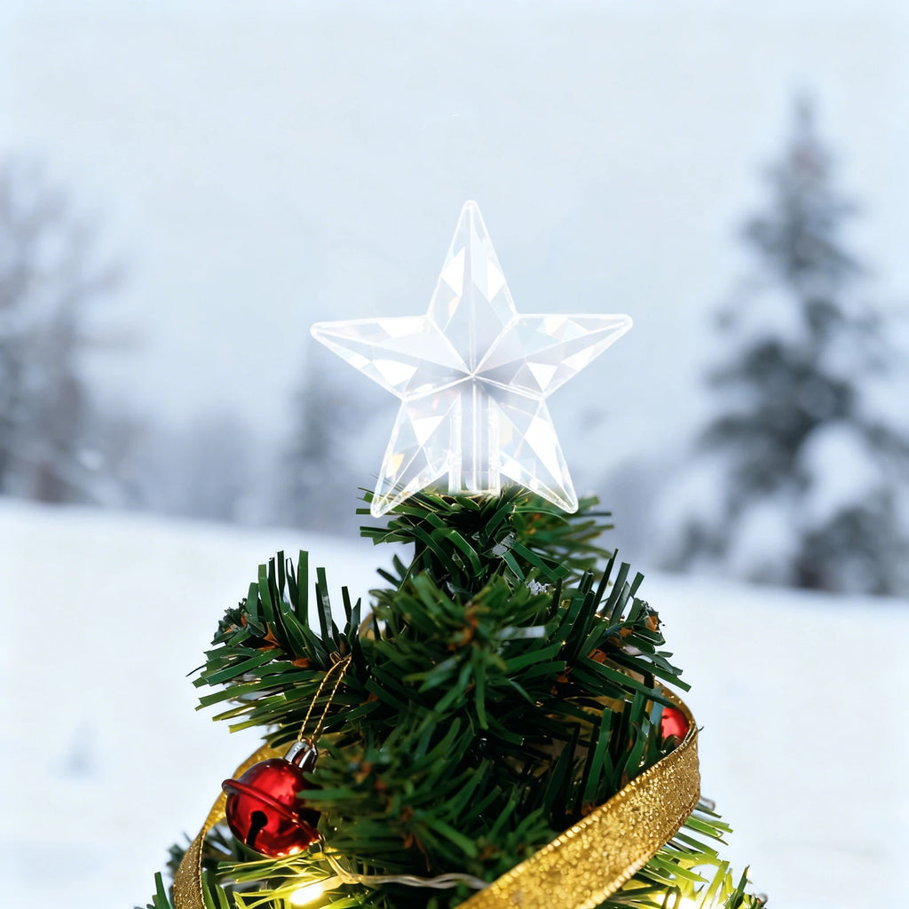 Star Shape Plastic Lamp Bulb Cover Simple Design String Light