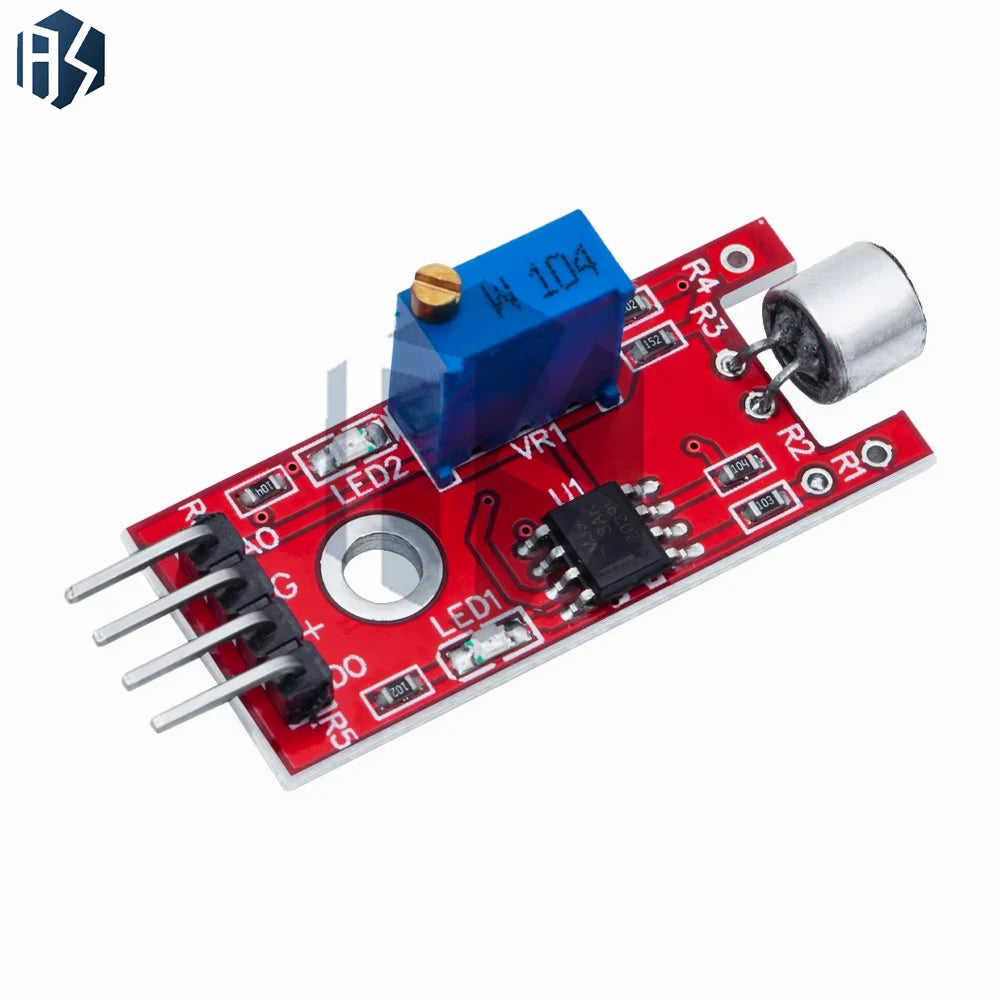 Microphone Voice Sound Sensor Detection Module For Arduino AVR PIC Analog Digital Output Sensors KY-038 KY-037 Zpaxo
