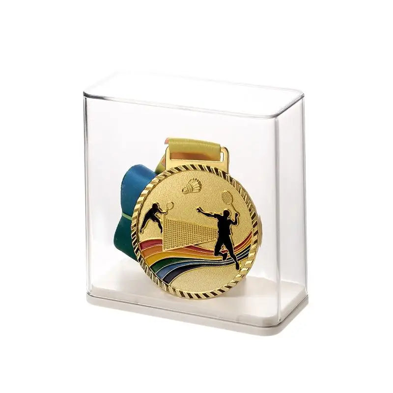 Medal Display Case – Dustproof Transparent Box | 1 or 2 Pack