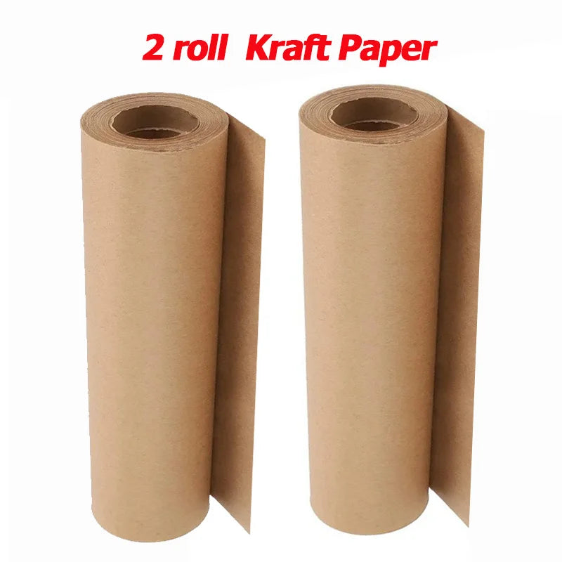 Christmas Decoration 2025 Kraft Paper Tags DIY Wrapping Gift Flowers Xmas Tree Hanging Label Christmas New Year Party Wrapping Zpaxo set D