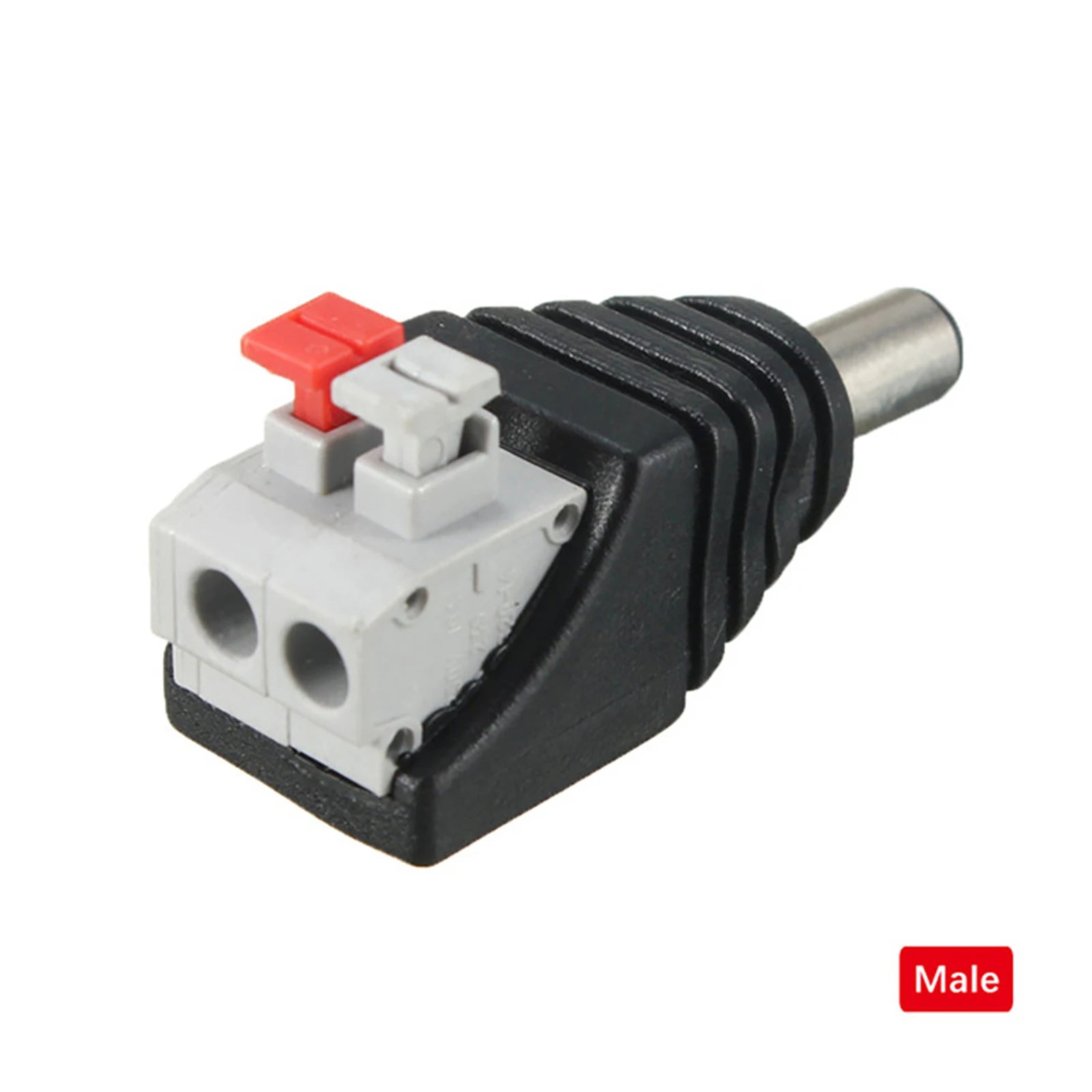 5 5x2 DC Male Female Wire Connector Screwless No Screws Power Plug