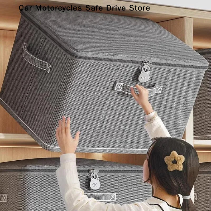Large Lockable Box Clothes Organizer Password Lock Pants Sweater
