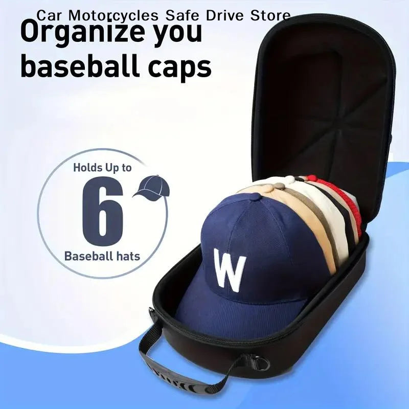 CM1pc Portable Baseball Hat Travel Bag Cap Case Storage Carrier Box