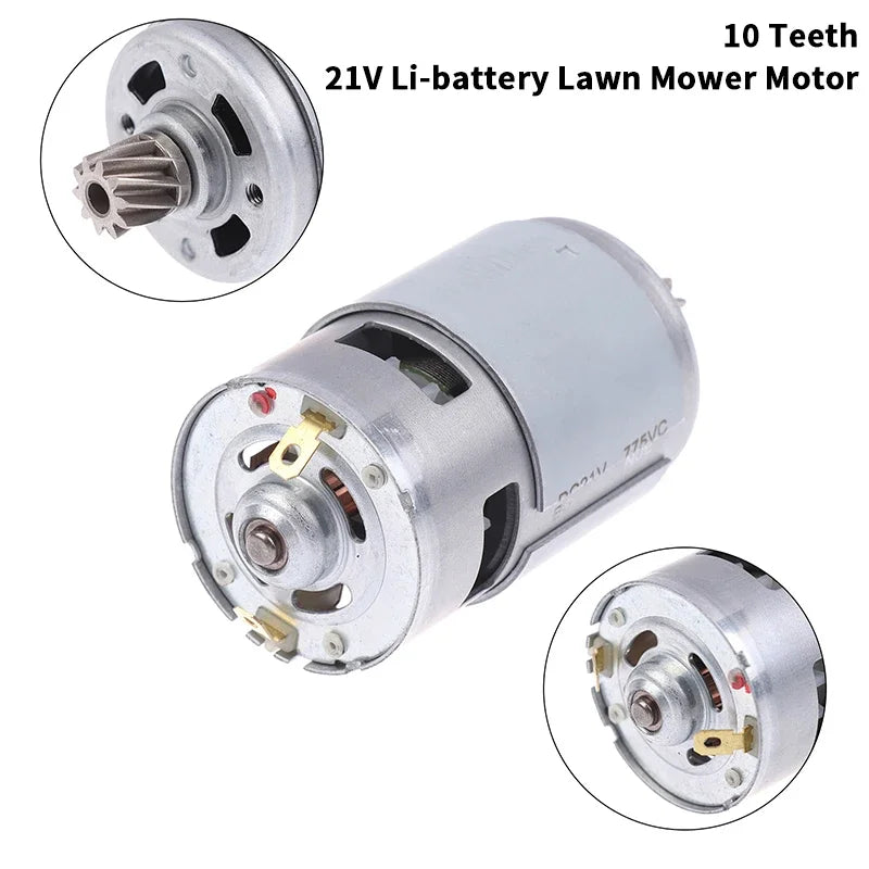 775 Hedge Trimmer Motor 10 Teeth 21V Lithium Battery Lawn Mower Zpaxo