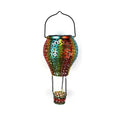 Outdoor Iron Hot Air Balloon Solar Light LED Lawn Lamp Garden Landscape Lantern Christmas Decoration 2025 Zpaxo Color-Without pole