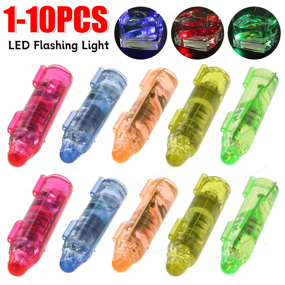 1- Underwater Mini Fish Attraction Indicator Lure LED Flashing Light Zpaxo