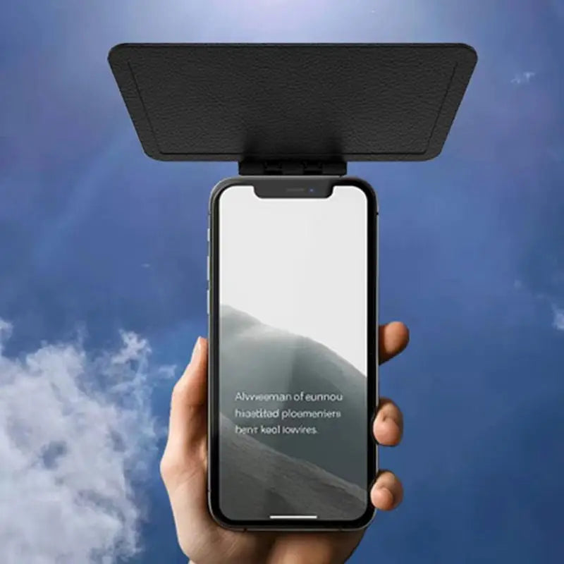 Mobile Phone Sunshade Outdoor Sun Shade Smartphone Anti-glare Folding