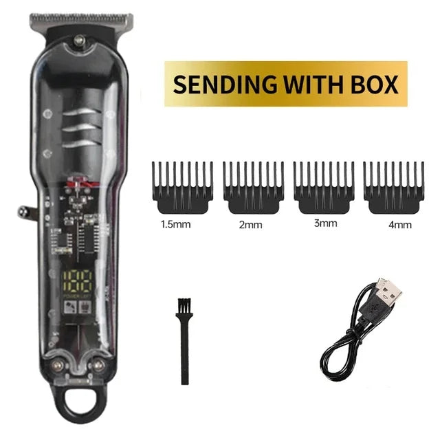 2026 Hot-selling Wireless Charging Hair Clipper Professional Scissors Zpaxo Black