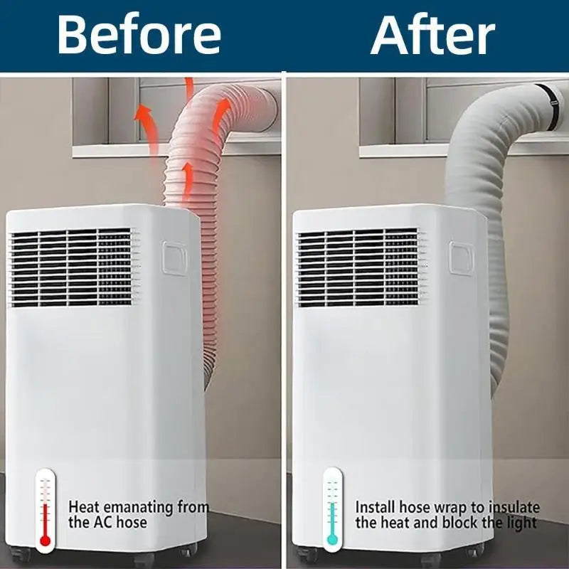 Universal AC Exhaust Hose Insulation Cover | Portable AC Duct
