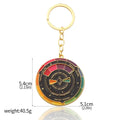 Color Wheel Color Wheel Keyring Rotatable Turntable Spinning Color Compass Keychain Metal Palette Rotable Color Palette Keychain Zpaxo style 1