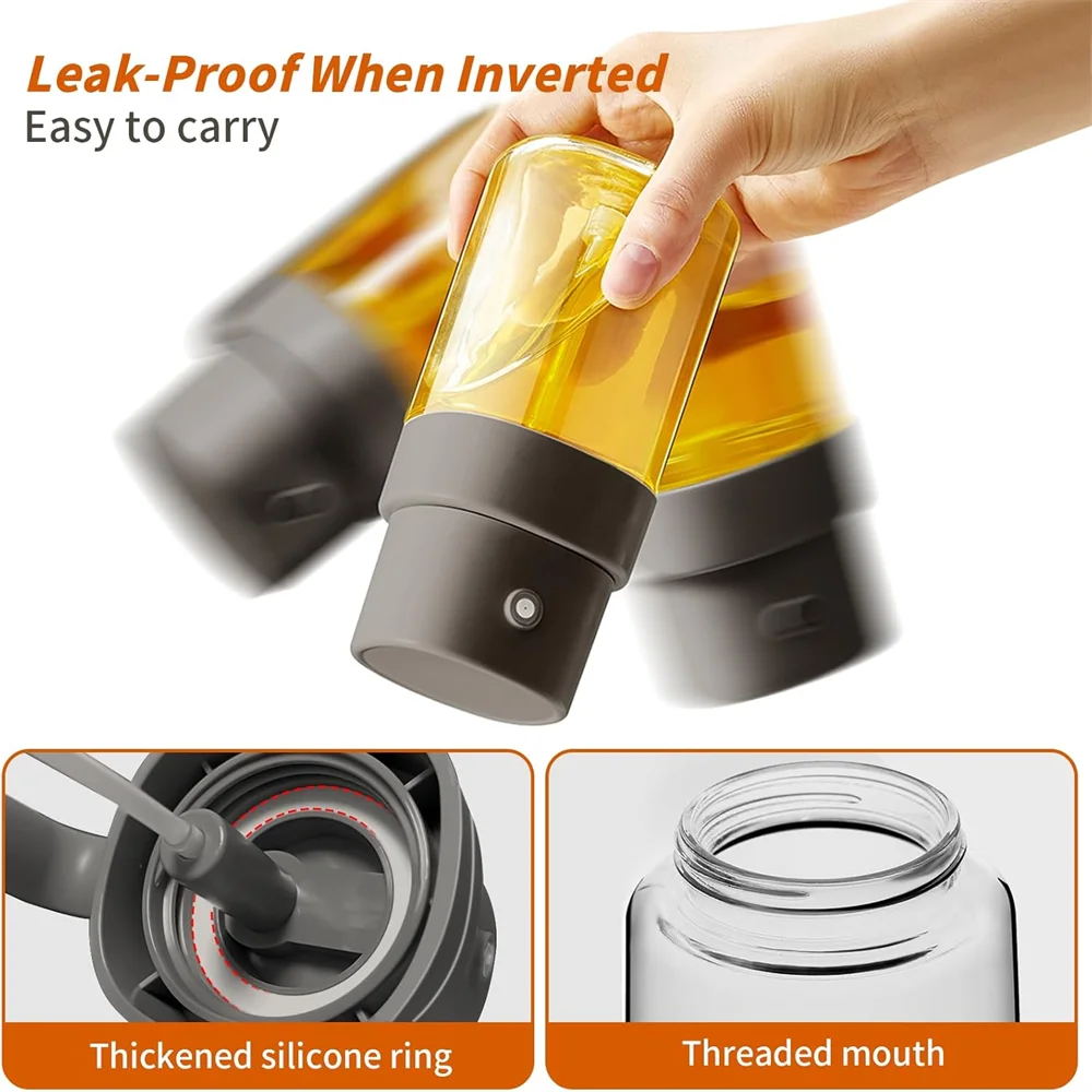 Oil Spray Bottle Atomizing Dispenser Pot Air Frying Pan Kitchen Zpaxo