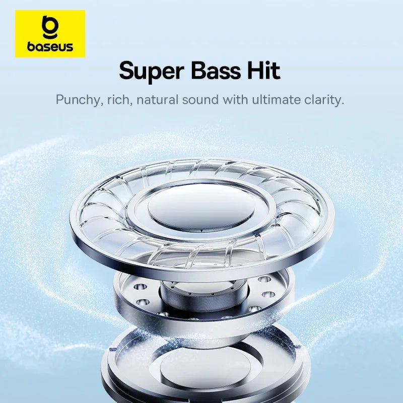 Baseus BH1 Lite Wireless Headphones Bluetooth 6 0 ENC Clear Call