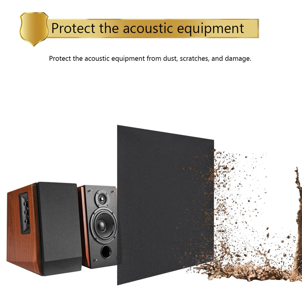 Dustproof Protective Speaker Grill Cloth Stereo Gille Fabric Mesh