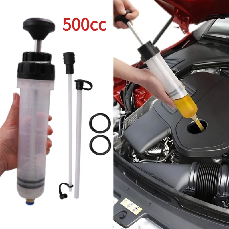500cc Manual Car Oil Fluid Extractor Pump with Long Rubber Hose Oil Fluid Extractor Pump Zpaxo
