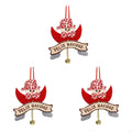 Santa Pendant Christmas Bells Hanging Ornament Tree Decorations