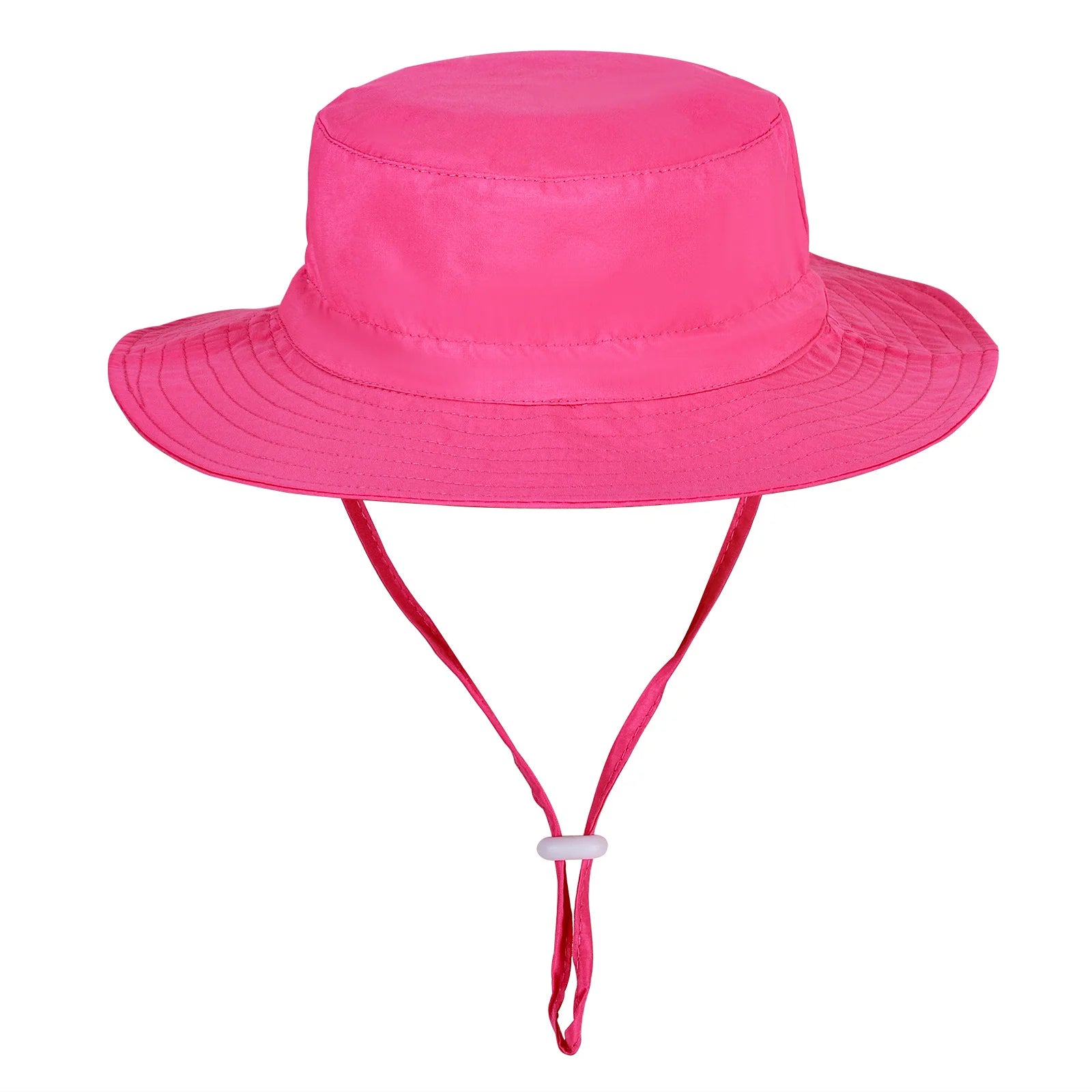 Kids Wide Brim Sun Hat – Breathable Adjustable Beach Bucket Hat