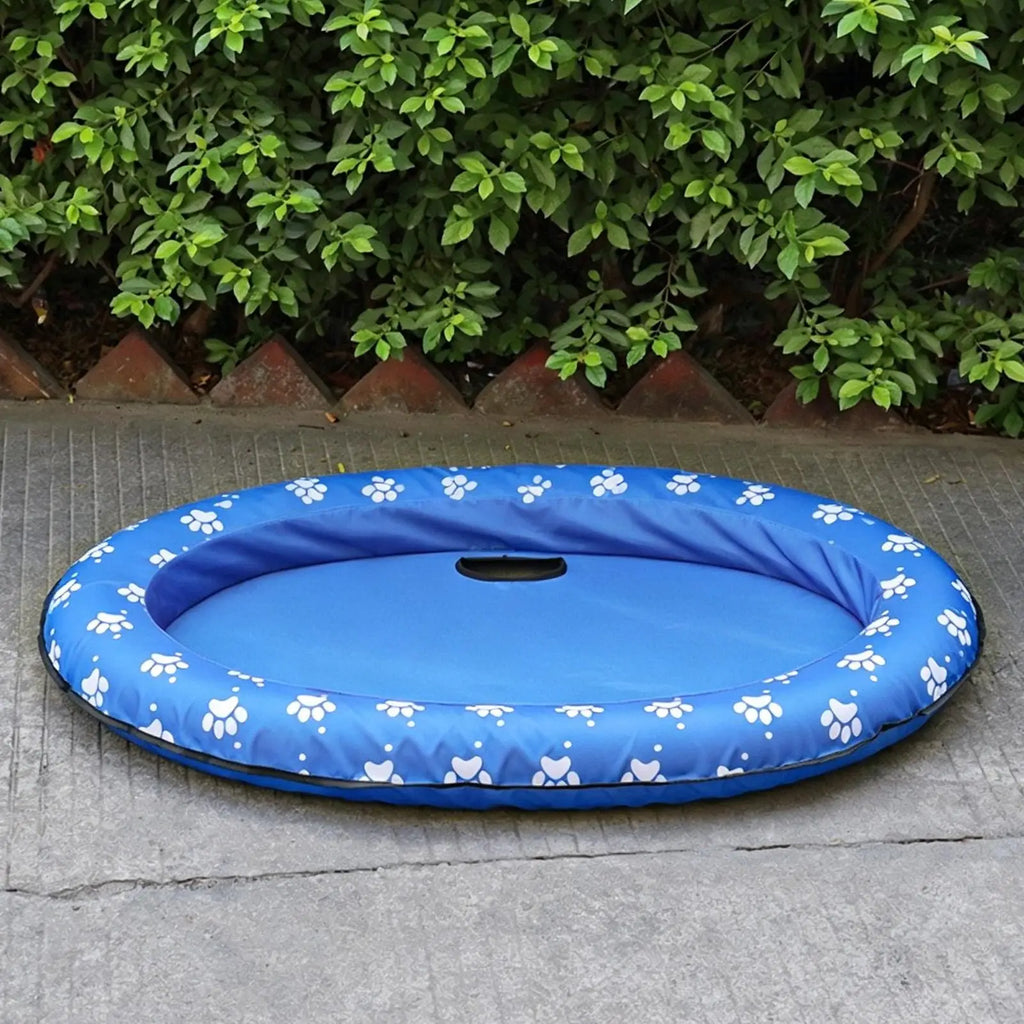 Dog Pool Float Waterproof Portable Foldable Swimming Soft Cooling Pet