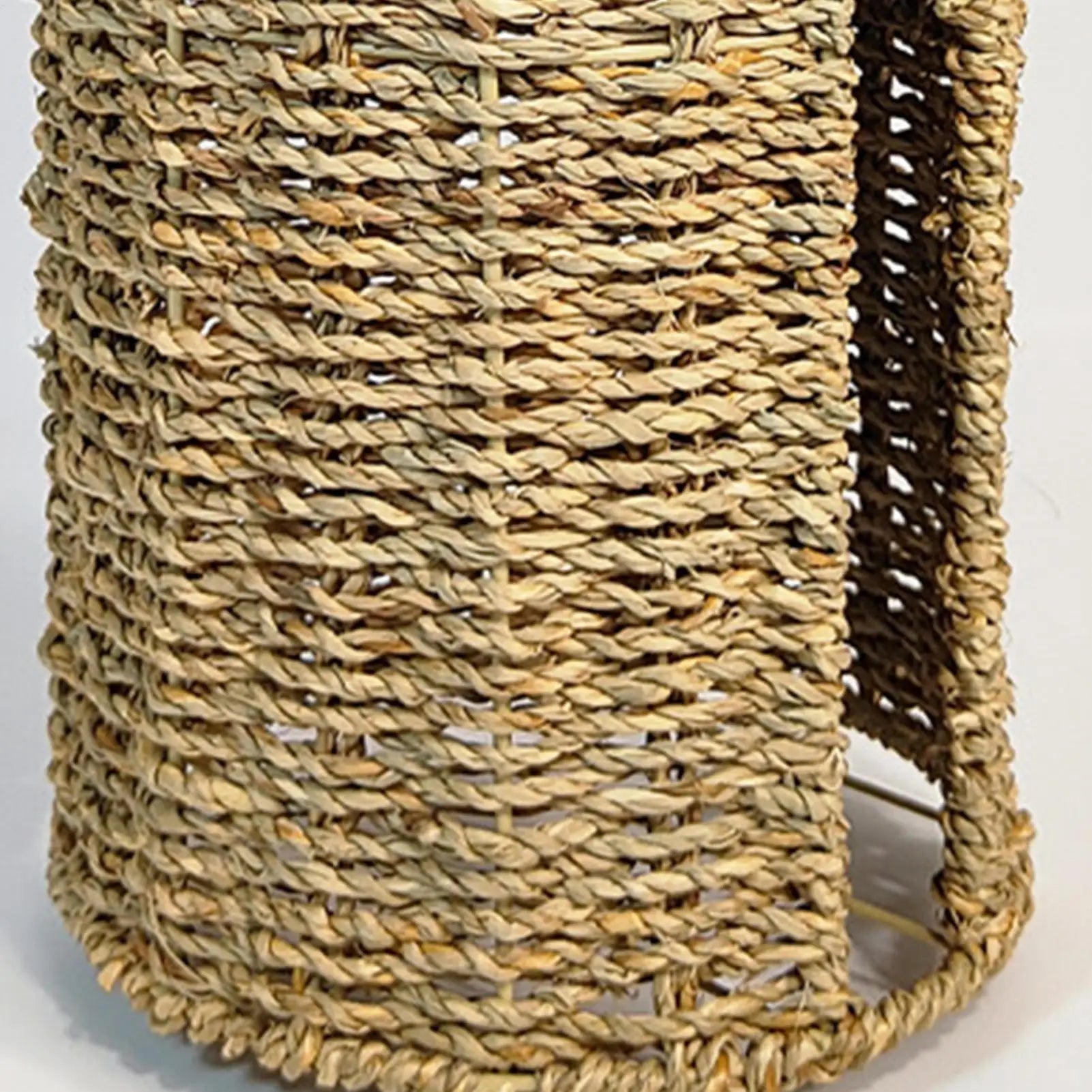 Toilet Paper Holder Handwoven storage basket No-Drill Bathroom Organizer with Cup Holder Bathroom Organizer Bathroom Decor Zpaxo