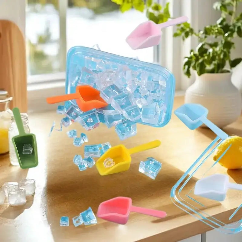 Dollhouse Miniature Food Play 1 6 Scale Ice-making Box Ice Shovel Zpaxo