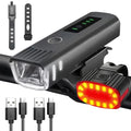 1000LM Rechargeable Bike Front Light – 6-Mode LED Headlight