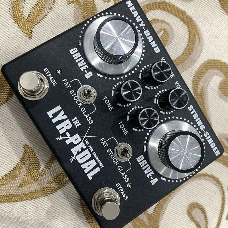For King Tone Guitar The Duellist Overdrive Distortion Effector Pedal Zpaxo black