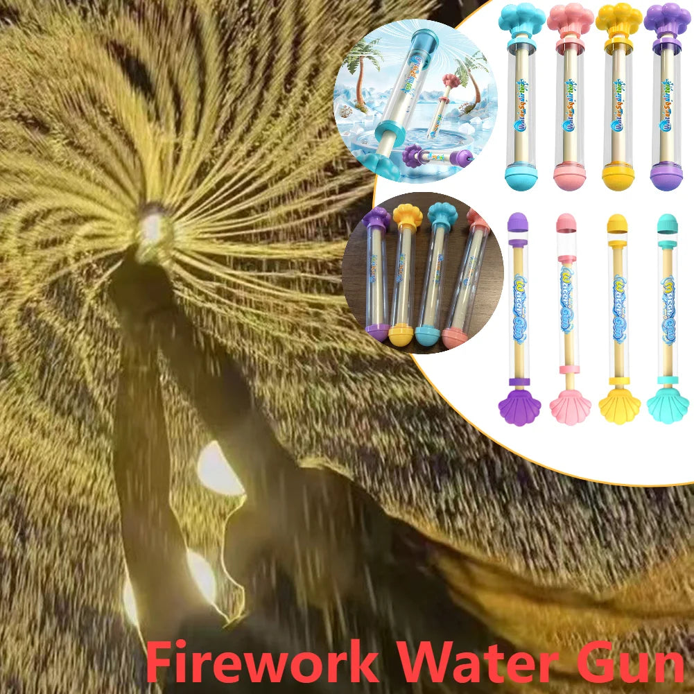 1- Firework Fountain Water Gun Soaker Squirt Outdoor Spray Toys