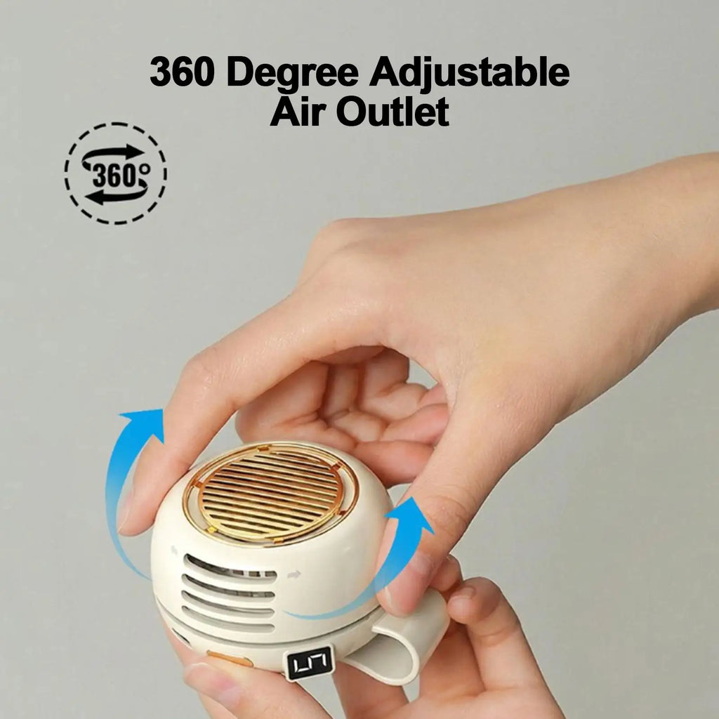 Clip Fan Handsfree Portable Waist Bladeless Wind Blower Mini Hanging