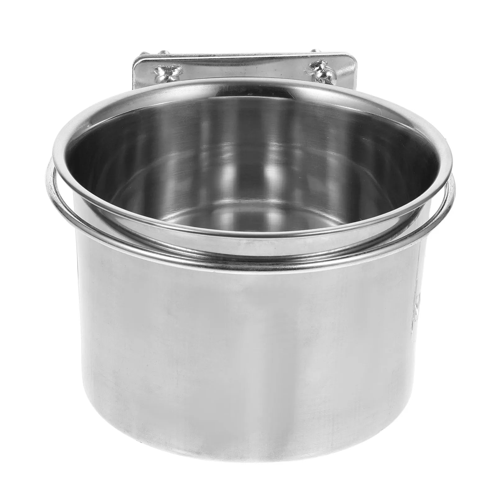 Rustproof Stainless Steel Parrot Bowl Small Pets Bird Hamster